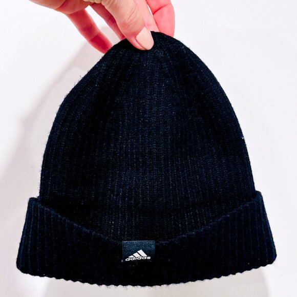 ADIDAS Montreal Canadiens Black Ribbed Knit Beanie * - Picture 2 of 2